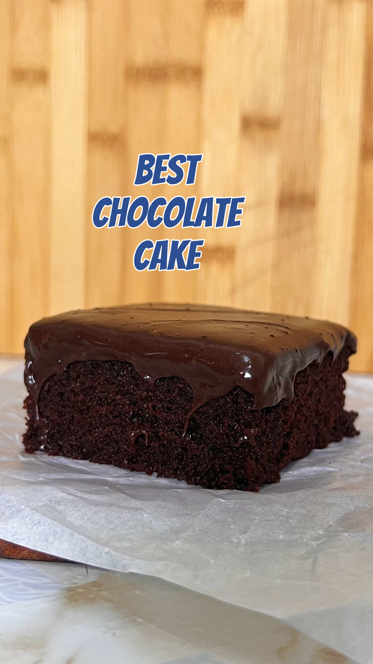 MOIST CHOCOLATE CAKE RECIPE:  Eggs:2 (large)  Oil: 80ml (1/3 cup)  Buttermilk : 235ml (1 cup milk + 1 tablespoon vinegar)  Vanilla essence: 1 teaspoon All purpose flour: 215g (1 cup + 1/2 cup) Cocoa powder: 50g ( 1/2 cup) Baking powder: 1 teaspoon  Baking soda: 1 teaspoon Salt: 1/4 teaspoon Warm coffee: 80 ml (1/3 cup) Dark chocolate : 60g (1/3 cup) + butter: 20g ( 2 tablespoons)  CHOCOLATE FROSTING: Dak chocolate: 130g  (3/4 cup)  Butter: 65g (1/3  cup)  Icing sugar: 50g  (1/2 cup)  Coco powder : 2 Tbsp  (7.5g)  Whipping cream : 100ml (1/4 cup)  INSTRUCTIONS : 1. Beat the eggs and sugar, then add oil, buttermilk and vanilla essence.  2. Sift in the dry ingredients. And mix gently. 3. Add the warm coffee and mix again. Melt the chocolate and butter and mix in the prepared cake batter to intensifythe chocolatey flavour.  4. Pour in a round or square cake pan and bake at 160 C for 30 minutes. 5. Prepare the chocolate frosting by putting all the ingredients in one bowl and microwave it for 30 seconds and place in fridge for 30 minutes , once it thickens, frost your cake and enjoy!  ⚠️TIPS:  • You can combine all the ingredients together and melt in microwave or you can add the hot cream later like I did  • You can leave the frosting as it is or you can whip it to make whipped chocolate frosting  #chocolatecake #cake #chocolate #trendin #baking 