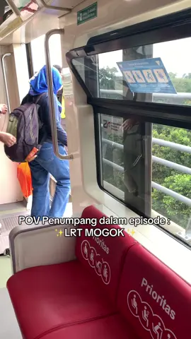 Semoga gak mogok lagi LRT andalanku😩 #lrtjabodebek #lrtjakarta 