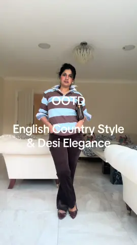 Indian Punjabi girl in the countryside.  Top @New Look Online , trousers @Marks & Spencer !  #cottagecore #englishcountryside #outfit #fashion #curvyfashion 