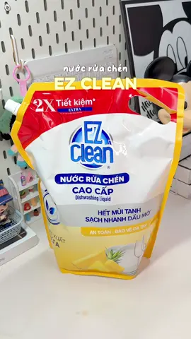 Nhà ai rửa chén nhiều thì phải có em này 3,5kg nhaaa 🍍💚 #nuocruachen#nuocruachenezclean#ezclean#unboxing#muataitiktokshop 