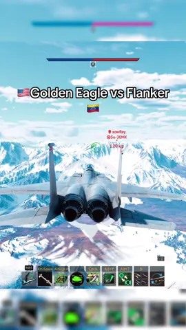 Eagle vs Flanker #fyp #gaming #warthunder #aviation #decor 