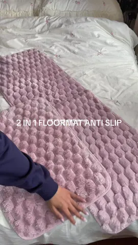2 in 1 anti slip floormat that’s so aesthetic 💕 #antislipmat #floormat #kitchenmatantislip #floormatantislip #2in1floormat 