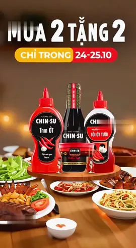 Combo mua 2 tặng 2 Chinsu #tuongotchinsu #chinsu #mamchinsu #giavichinsu #nuoctuongchinsu 