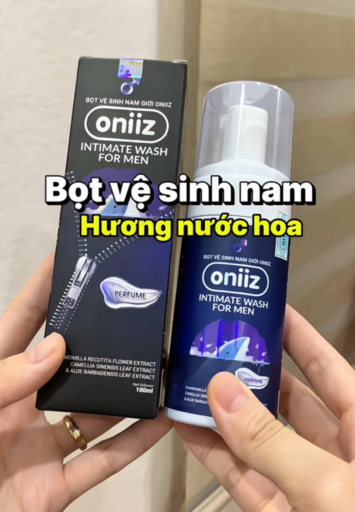 Bọt vệ sinh nam #oniiz #botvesinhnamgioi 