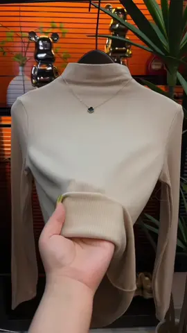 Áo giữ nhiệt cổ 3p lót bông #aogiunhiet #aogiunhietnu #thoitrangnu #xuhuongtiktok 