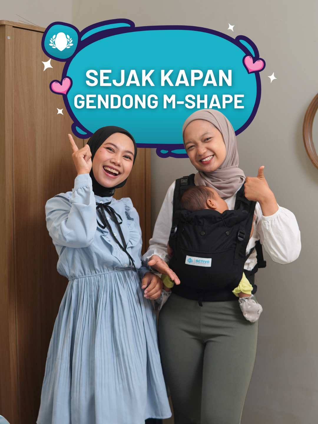 Banyak yang masih bingung, “sebenernya mulai kapan sih bayi boleh digendong dengan posisi M-shape?” 🤱💕 Jawabannya sejak newborn yaa mom.. Asal gendongnya pakai gendongan ergonomis yang bisa menopang paha dan lutut bayi lebih tinggi dari pantat — membentuk posisi M-shape yang alami dan aman untuk sendi panggulnya ✨ Jadi, sejak hari pertama, mommy sudah bisa membangun bonding sambil tetap menjaga postur si kecil tetap sehat 💖 #gendongmshape #gendongbayi #parentingtips