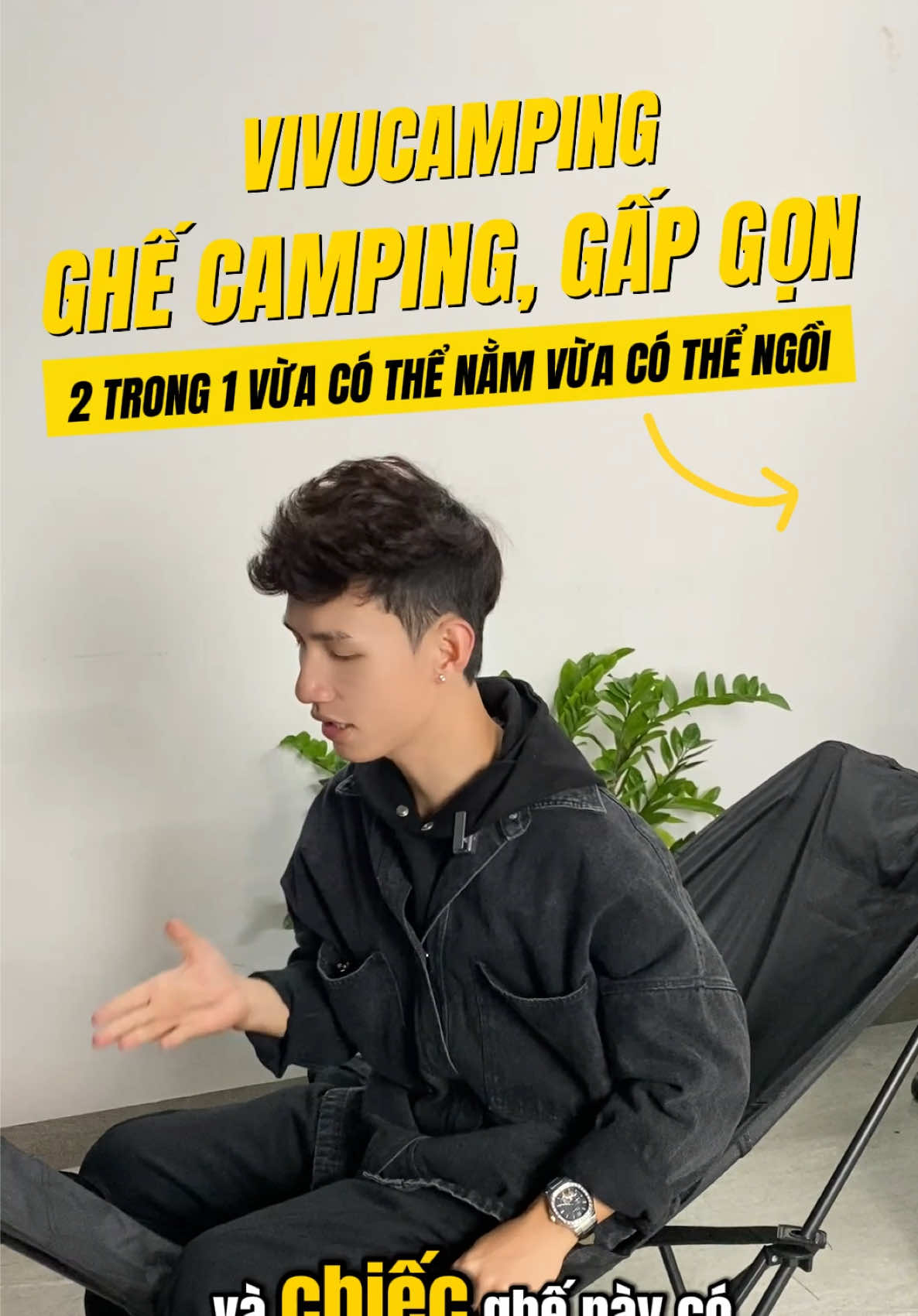 Ghế ngả lưng 4 nấc từ 90 đến 140 độ.  #TikTokAwardsVN #ghecamping #ghecauca #ghecampinggapgon #ghediahinh 