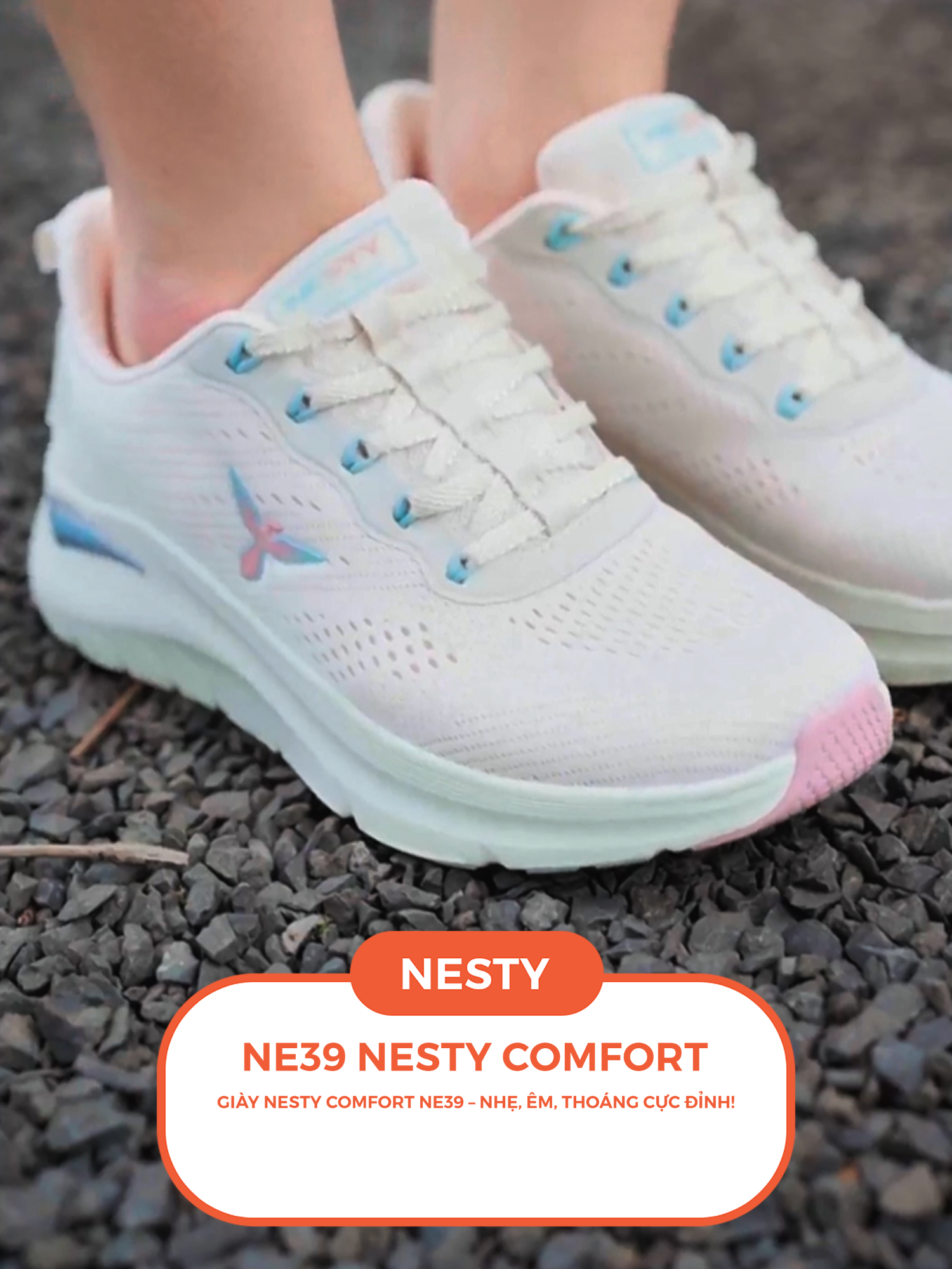 Giày Nesty Comfort NE39 – Nhẹ, Êm, Thoáng Cực Đỉnh! #chutichnesty #Nesty #Nestyvietnamstore #Vietnam #eva #MoonlitChildhood #NestyComfort #PIC #jack #j97