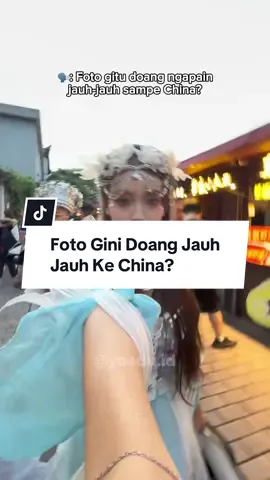 Buat foto doang rela jauh jauh sampe China. Soalnya fotografer mereka beneran effort ngarahin gaya dan hasilnya cakep banget 😍 #douyin #douyinmakeup #hanfu #streetphotography #travel 