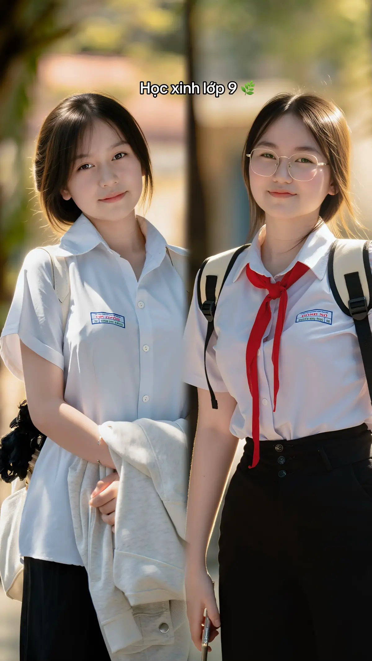 Một buổi trưa đầy nắng, chụp vội cho 2 bé học trò lớp 9 trường THCS Đồng Nơ - Bình Phước (cũ) #thcs #hocsinhcap2 #lop9 #trunghuynhfpv 