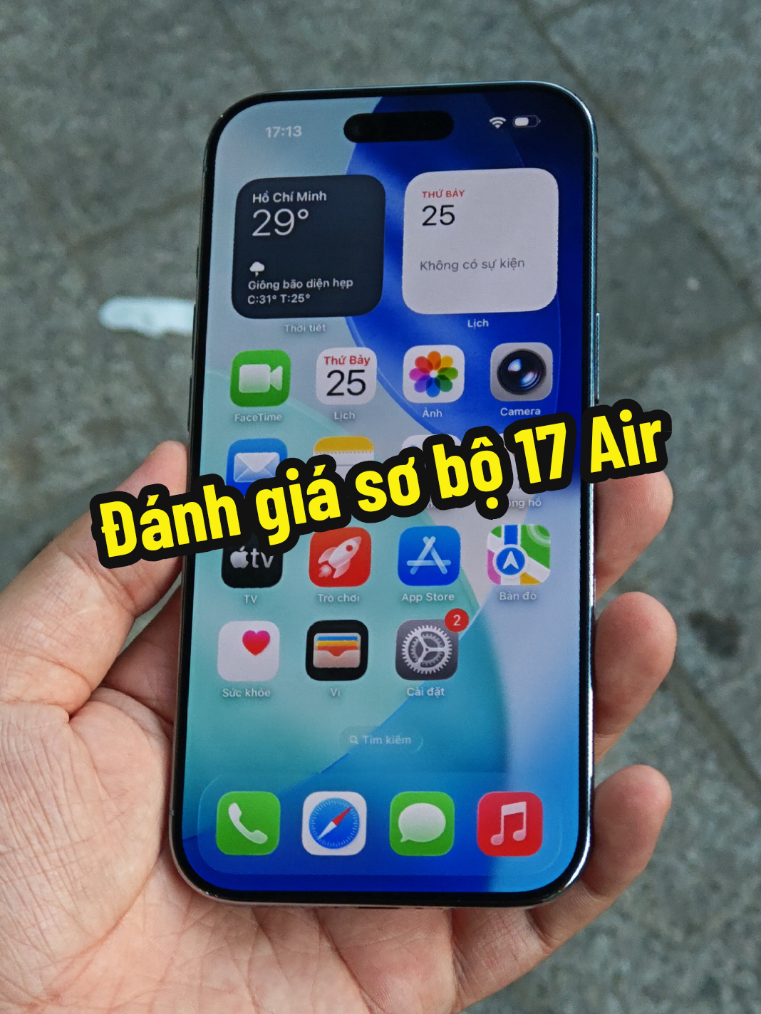 Cầm hay phết ae ạ. Và đấy cũng là tất cả :))) #iphone17air 