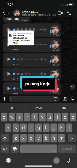 Membalas @Adi Santoso pulang kerja 🤭#trend #bucin #pesansuara #xyzbca #fyp 