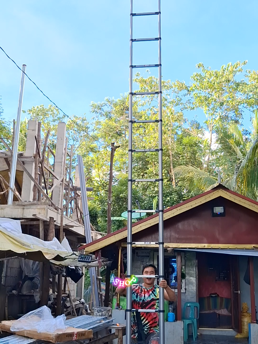 #telescopicladder #ladder #aluminumladder #heavydutyladder #quality 