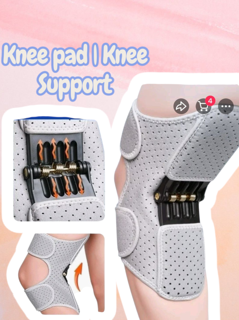 Knee pad para sa laging masakit ang tuhod from @monqiqioutdoor.st 