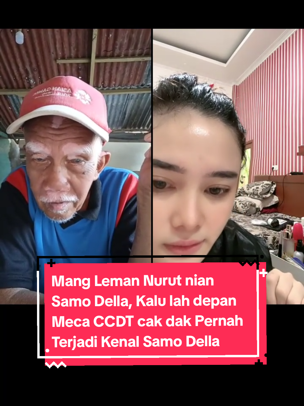 Mang Leman Nurut nian Samo Della, Kalu lah depan Meca CCDT cak dak Pernah Terjadi Kenal Samo Della  @mekmem123  @mmeeecaaa  #gesahtai #mangleman #fyp #palembangtiktok #palembangfyp 