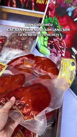 Tuần giới thiệu các sản phẩm nông sản Lạng Sơn tại Hà Nội, thời gian diễn ra từ 23-27/10 #Ancungtiktok #soholaan #ocoplangson #tiktokfood 