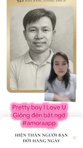 Nhập ngày tháng năm sinh của mình vào app Amora là app sẽ vẽ bạn đời tương lai của mình đó. Cả nhà thử nhé#kimnguu #giongdenbatngo #amora #soulmate 