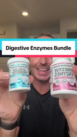 Physicians Choice has some of the best supplement stacks. This is one of my favorites! #digestiveenzymes #guthealth #healthmusthaves #bloating #probiotics 