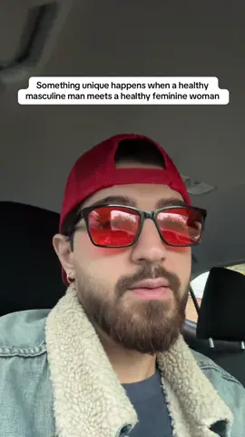Something very interesting happens when a healthy masculine man meets a healthy feminine woman