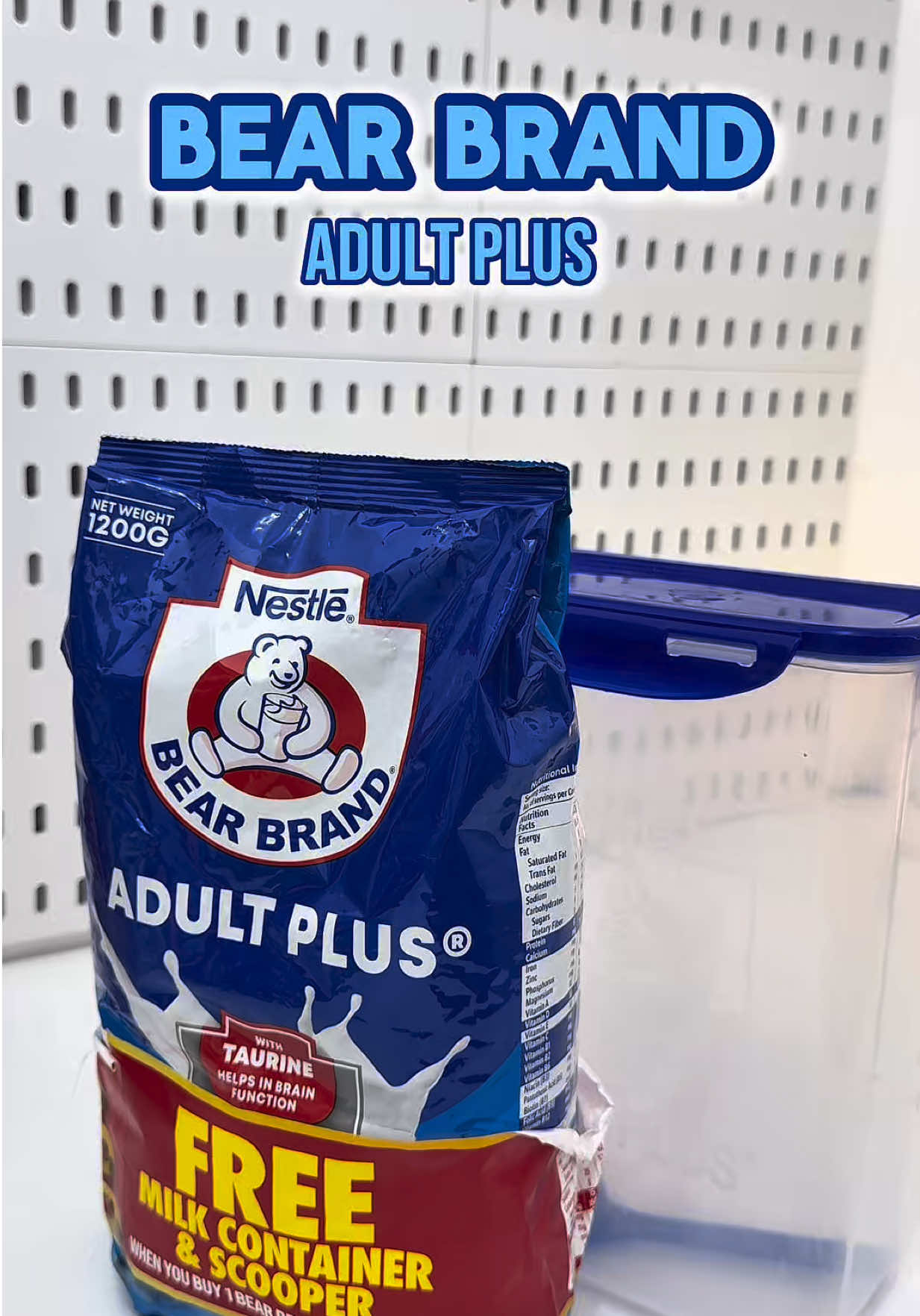 Iba ang laban pag nasa 40+ na kaya drink you milk always! Bear Brand Adult Plus  💙🤍 #bearbrandadultplus #bearbrandadultplusmilk #nestleph 