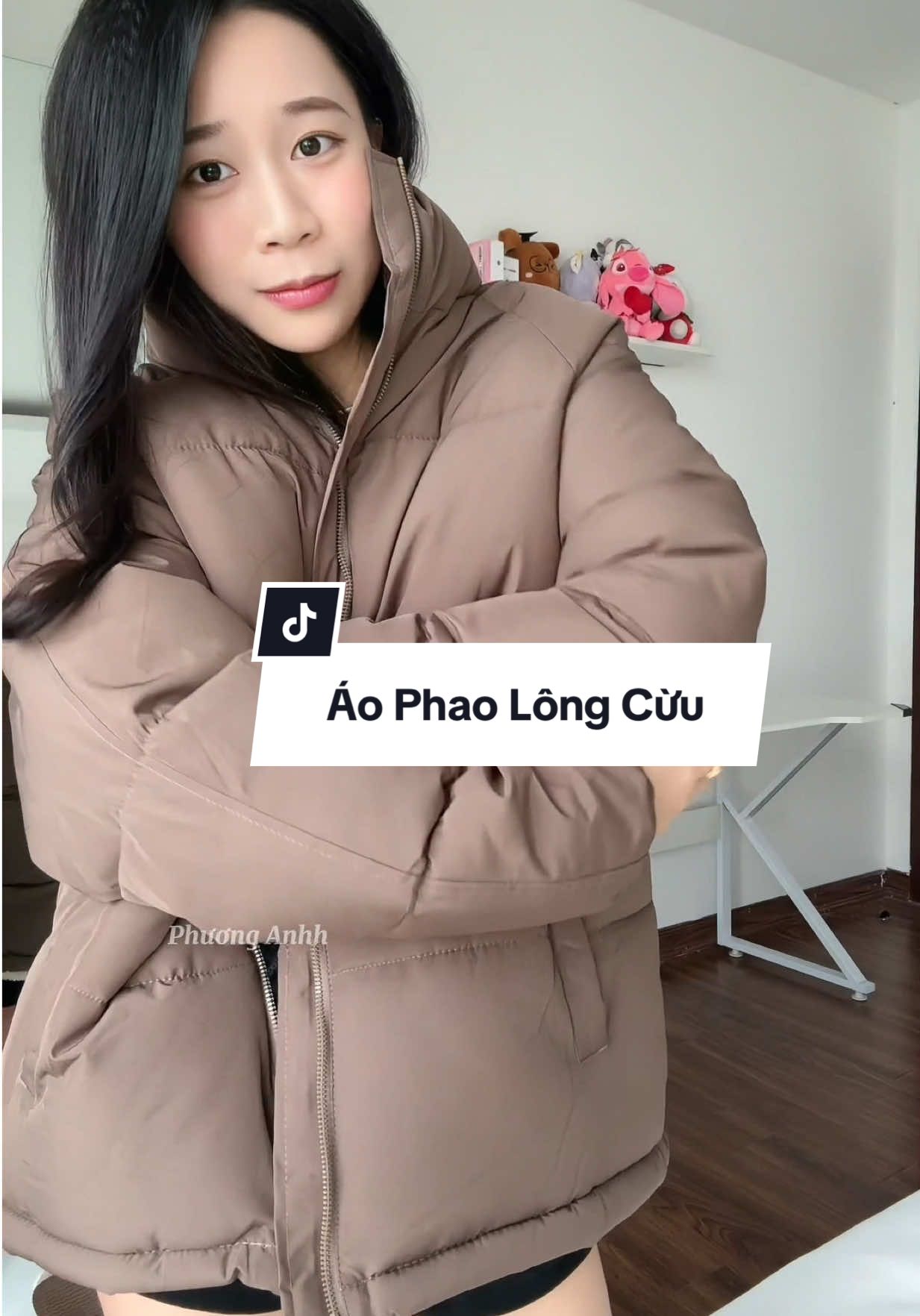 Áo Phao Lông Siêu To khổng lồ #tingo #aophaolongcuu #aophaobeo #aophao #review 