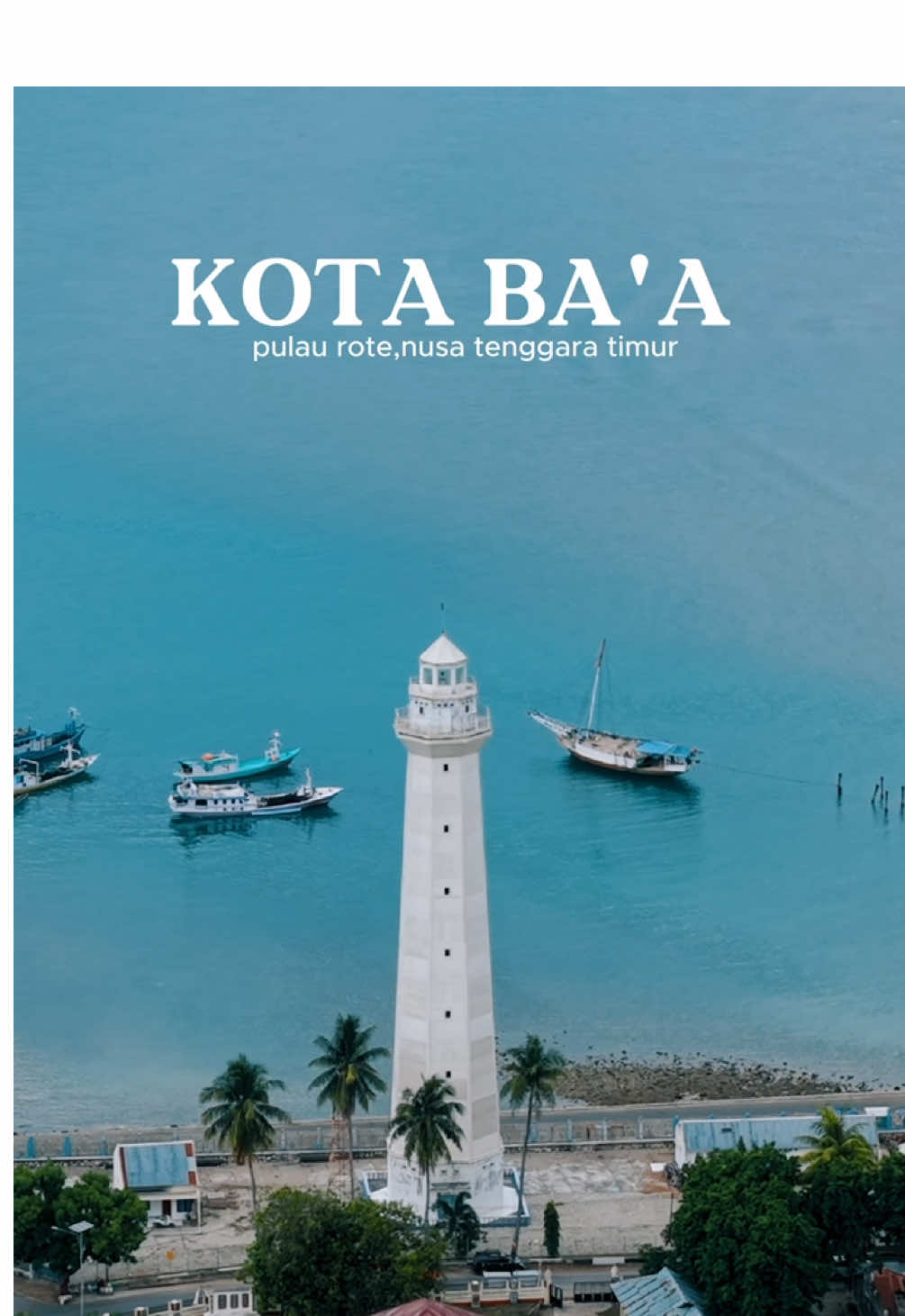 Favorit kali sama ini topi wak,selamat datang di kota ba’a pulau rote. #touring #suprax125 #rote #nttpride🏝🔥 #baarote 
