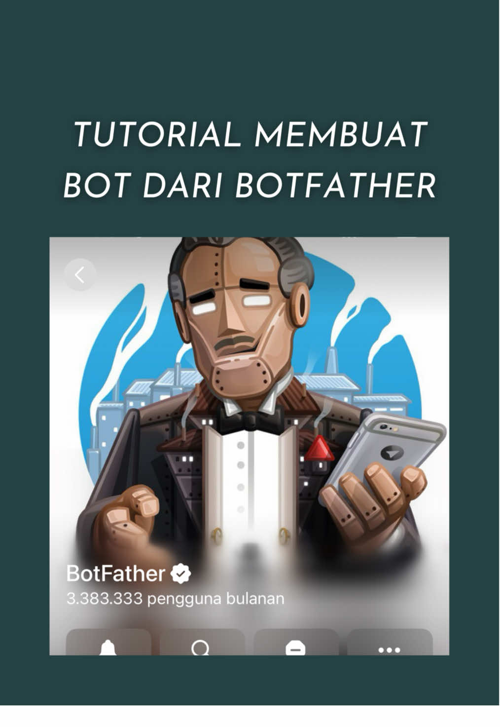 Tutorial buat bot dari botfather untuk projek IoT📶🛜 #telegram #iot #esp32 #esp32project #fyppppppppppppppppppppppp 