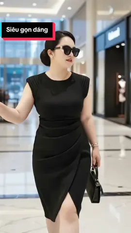 Váy bigsize siêu gọn dáng cho nàng #hoale4mua #vaybigsize #dambigsize #vaythietke #vayxinh 