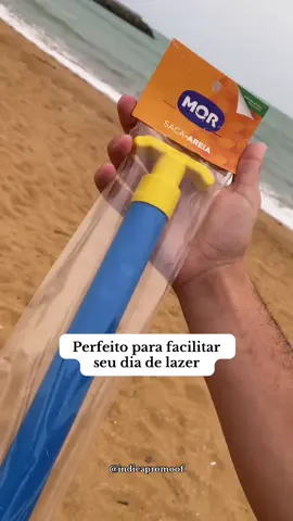 ID saca areia: CDZ-ZZE-MAG Saca areia para guarda sol Praia marca Mor ✨ #premium #praia #sol #calor #mar 