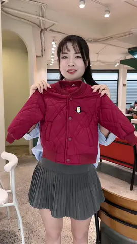 Áo khoác bomber trần bông