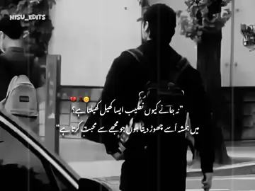 میں ہر اس انسان کو چھوڑ دیتی ہوں جو مجھے دل سے چاہتی ہے اور میں بھی اس کو چاہتی ہوں ماگر کچھ نہیں کر پاتی اور  چاہتے ہوۓ بھی میں چھوڑ دیتی ہوں..!