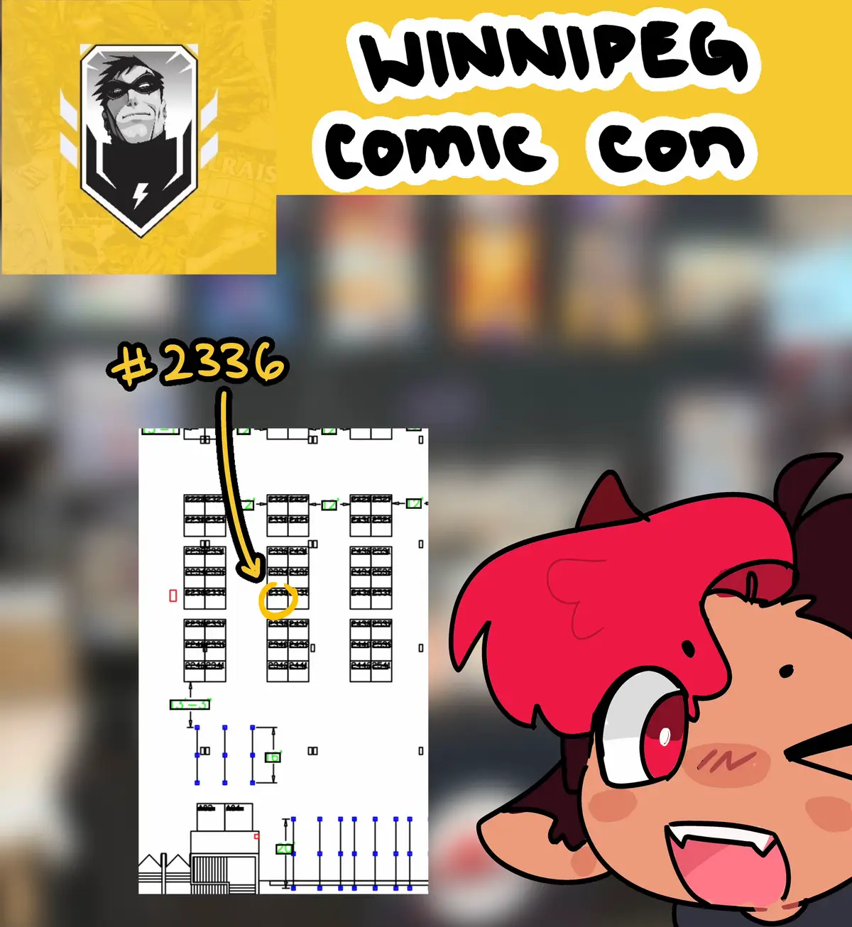 Find me at Winnipeg Comic con booth 2336 - #winnipegcomiccon #winnipegcomiccon2025 #wcc #wcc2025 #convention 