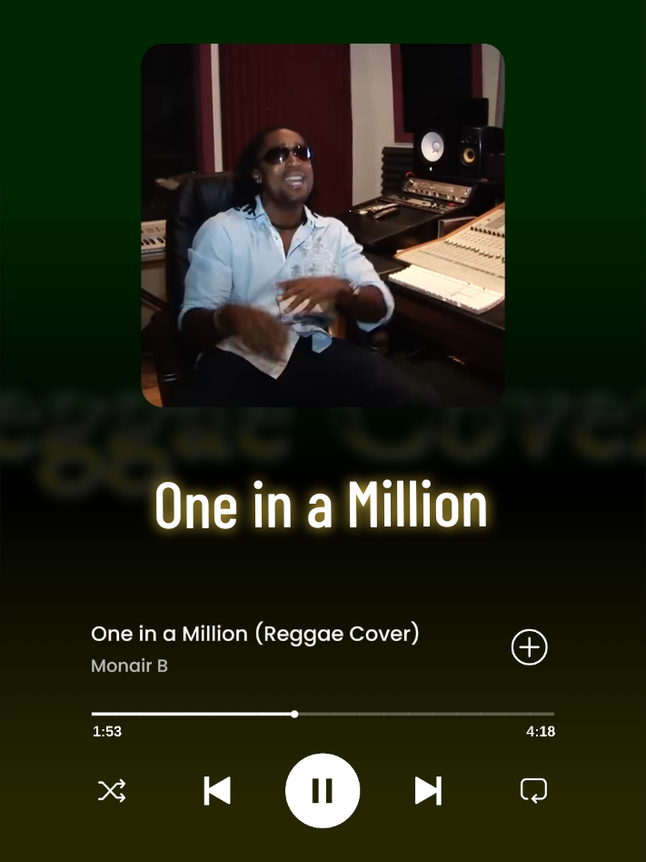 One in a Million (Reggae Cover) by Monair B #oneinamillion #reggae #musiccover #coversong #monairb 