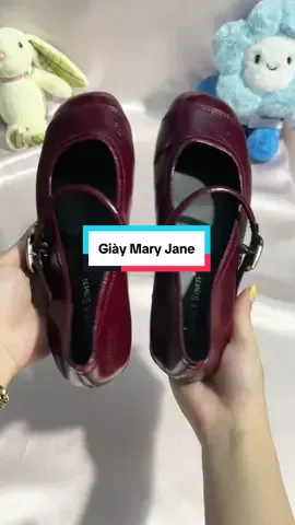 Giày búp bê Mary Jane da mềm êm chân #depunin #giaybupbenu #giaymaryjane #giaybupbexinh #xuhuongtiktok 