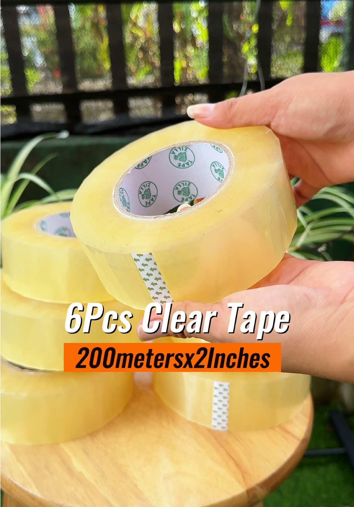 6Pcs 200M x 2inch Clear Tape  ✅Ideal for Store, Office, School, Warehouse and Home ✅High Quality and Good for Packaging Needs ✅Affordable and Authentic ✅For Sealing, Securing, Packaging, Holding for Attacging Applications ✅Good for Gift Wrapping #scotchtape #tape #cleartape #stationarytape #packagingtape @Bro Shopping Online Shop 