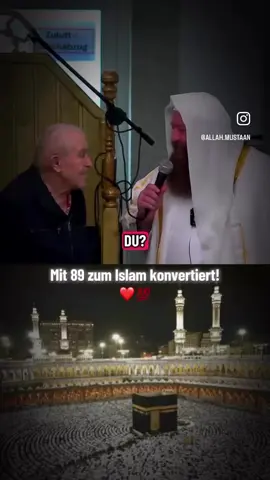 #subhanallah 89 jähriger Mann nimmt den #islam an #islamic_video #konventierungzumislam 