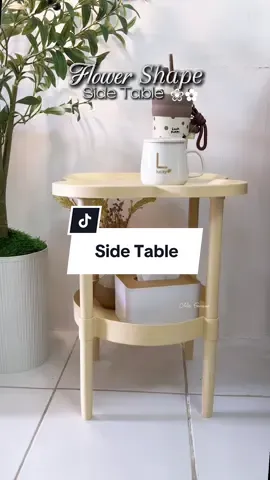 So pretty and aesthetic flower shape side table 🌸  #flowertable #sidetable #minitable #homedecor #homefinds  