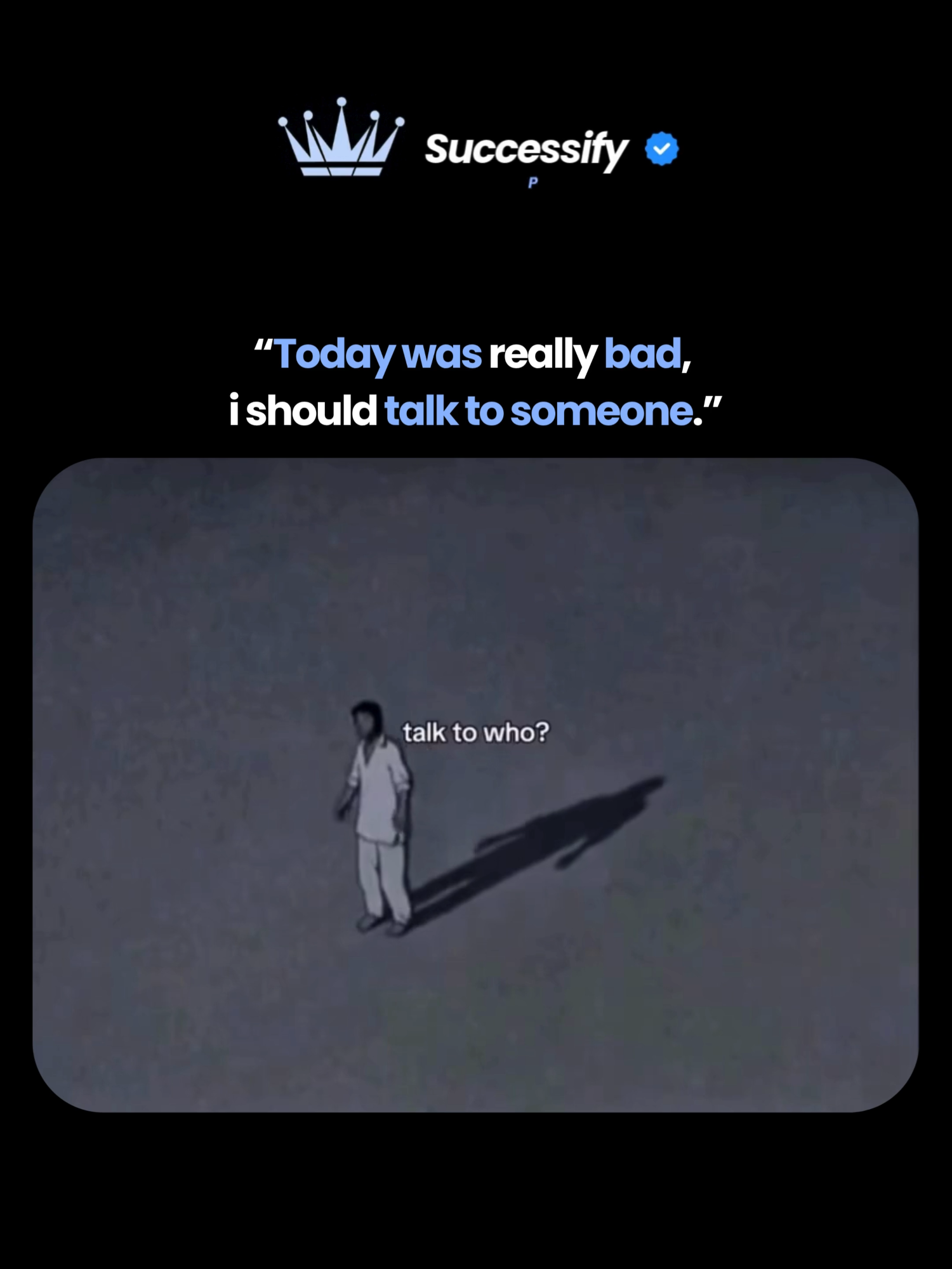 Some days just hit differently, and you feel like you need someone to talk to. But then the question comes — talk to who? Sometimes, the only person who truly understands is you. Don't be afraid to be your own support system. It’s okay to have rough days — just remember, you can get through them, even when it feels like no one else is around.  #PersonalGrowth #MentalStrength #GrowthMindset #StayStrong #MentalHealth #entrepreneurlife #relatable