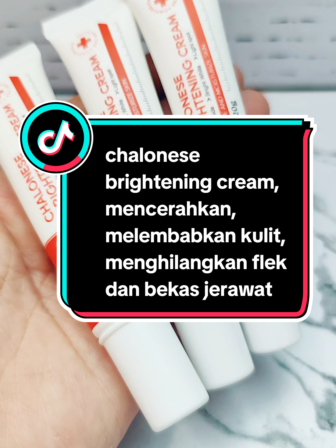Chalonese brightening cream, merawat kulit wajah #chalonese #skincareroutine #chalonesecreamwhiteningandfreckleremoval 