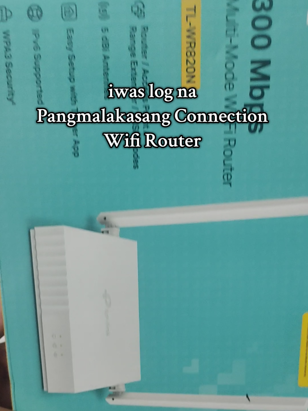 TP-Link TL-WR820N 300Mbps Wireless connection  #router #wifirouter #tplink #routerunning #wificonnection 