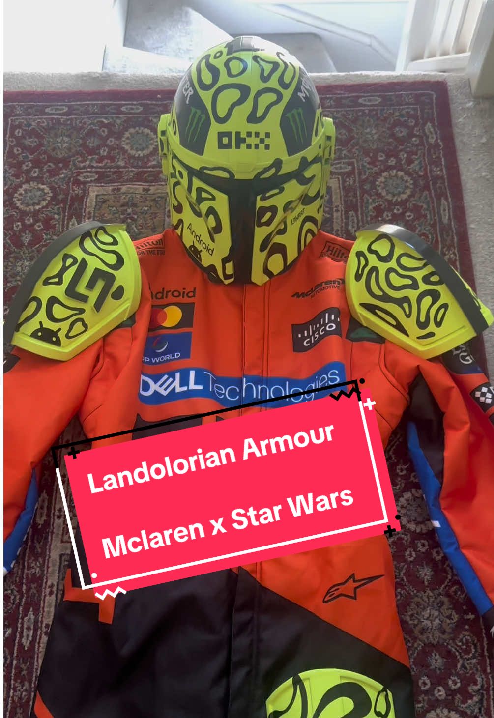 Making a full set of Landolorian armour - Part 1 The ultimate crossover of McLaren and Star Wars!  #landonorris #mclarenf1 #f1 #starwars #lando @McLaren @Lando Norris 