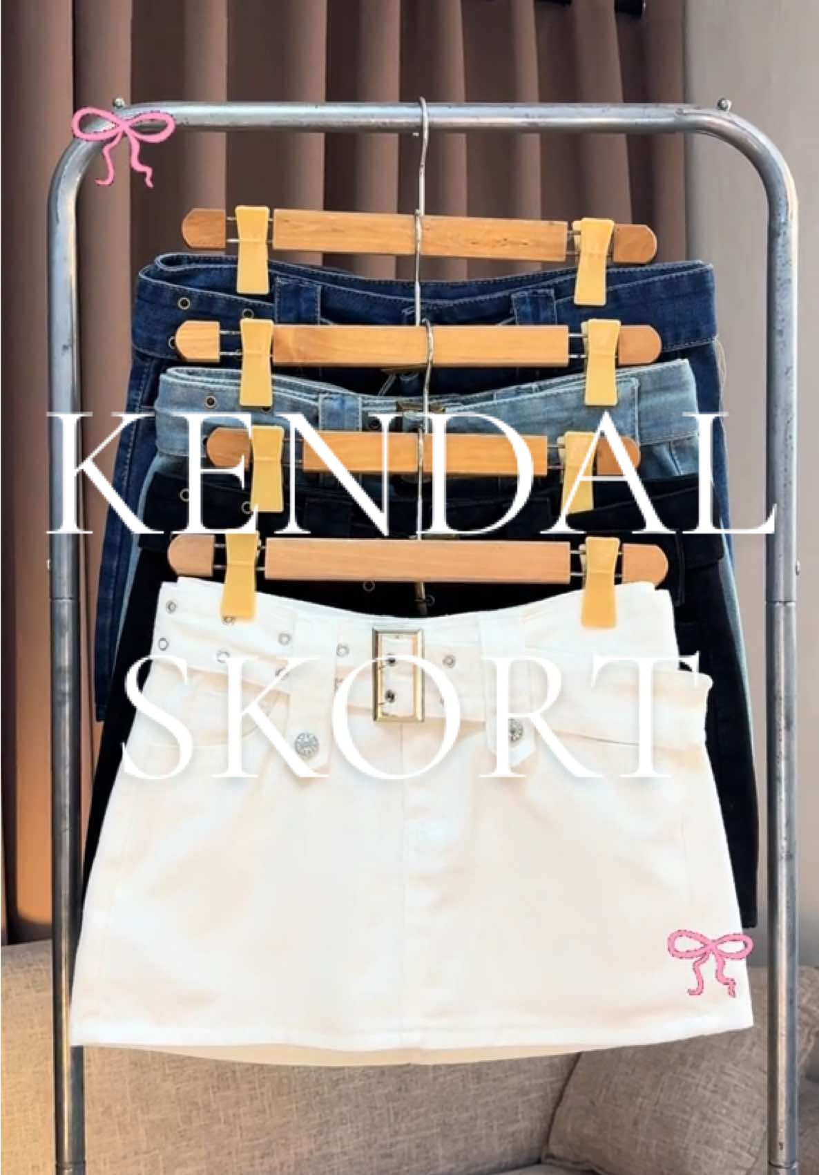Kendal skort na high quality!! May built in shorts at true to size na🥰 #skort #kendal #highwaist 