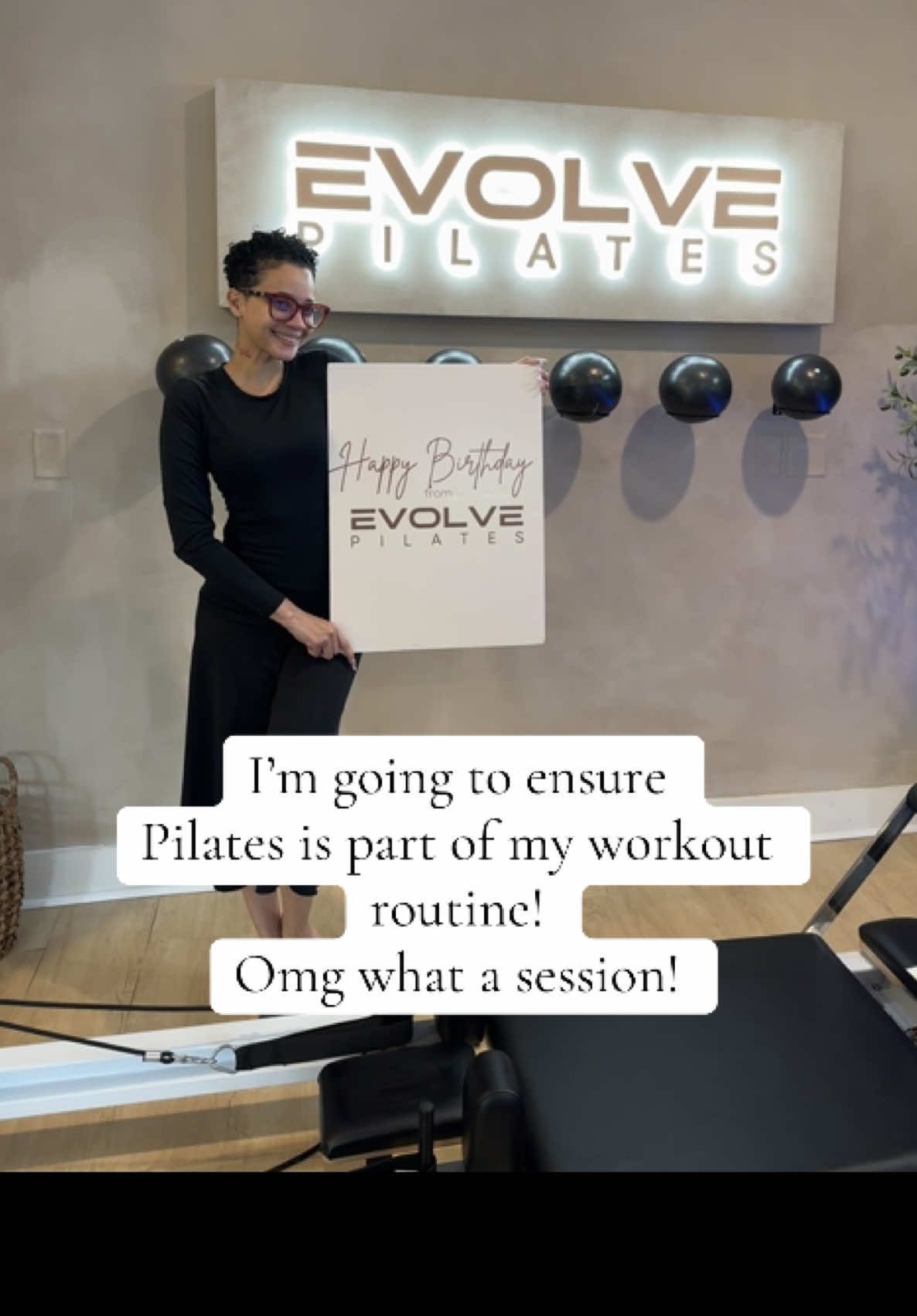 Started off my bday morning with Pilates ♥️🙌🏽 I love this studio! @Evolve Pilates Memphis TN