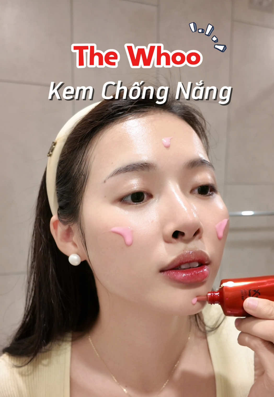 Chống nắng phổ rộng The whoo #kemchongnang #thehistoryofwhoo #thewhoo #kemchongnangthewhoo #kemchongnangcangbong 