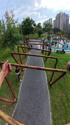 #creatorsearchinsights  Looks high_ but it_s actually not low at all._stunt _parkour _sports _pov _extremesports _shorts #parkour #playground #viralvideo #shorts 