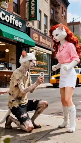 cat cheating #catsoftiktok #catvideos #aivideo #cat 