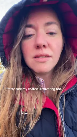 It’s so cold out. I’m cold. #Soccer #blanket #coffee 