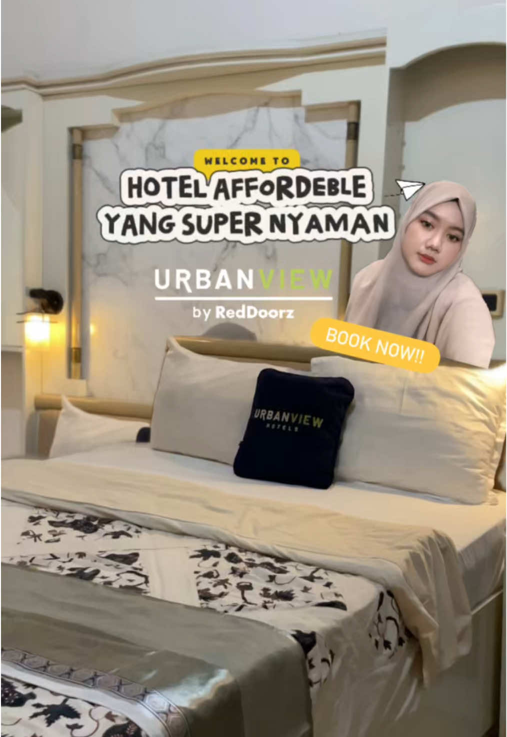 Senyaman itu tempat ini. Adem tenang dan bersih cocok buat kalian yang mau istirahat dari hiruk pikuk jogja yang ramai  dan jangan lupa ya booking lewat aplikasi redDoorz dan masukan kode promo “YUKNGINEP” #redtravelers #urbanviewbyreddoorz 