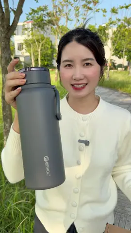 Bình giữ nhiệt vừa dùng nóng vừa dùng lạnh có lọc trà tiện lợi