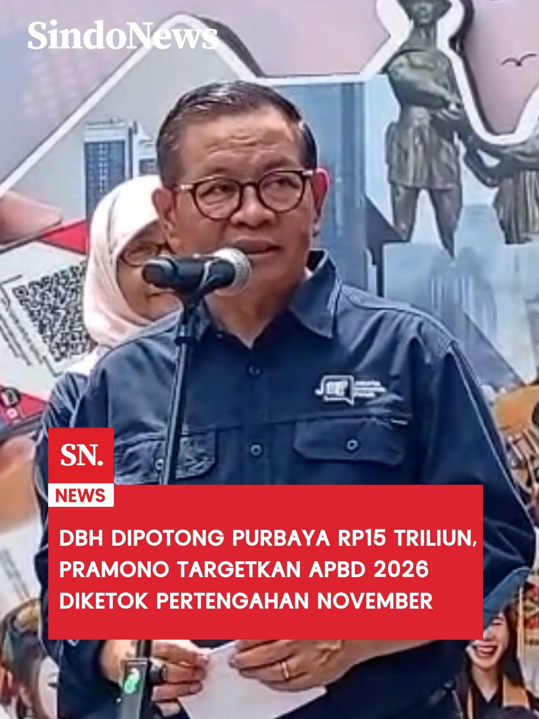 Gubernur DKI Jakarta Pramono Anung memastikan pembahasan APBD 2026 bersama DPRD DKI Jakarta berjalan tidak ada hambatan meski dana bagi hasil (DBH) atau transfer dari pemerintah pusat dipangkas hampir Rp15 triliun. Ia menargetkan pembahasan APBD 2026 rampung pada pertengahan November 2025. 